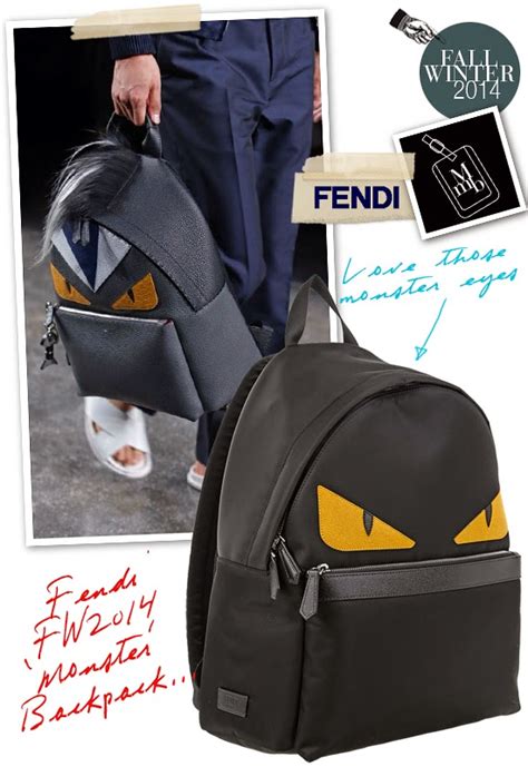 fendi monster bag bug